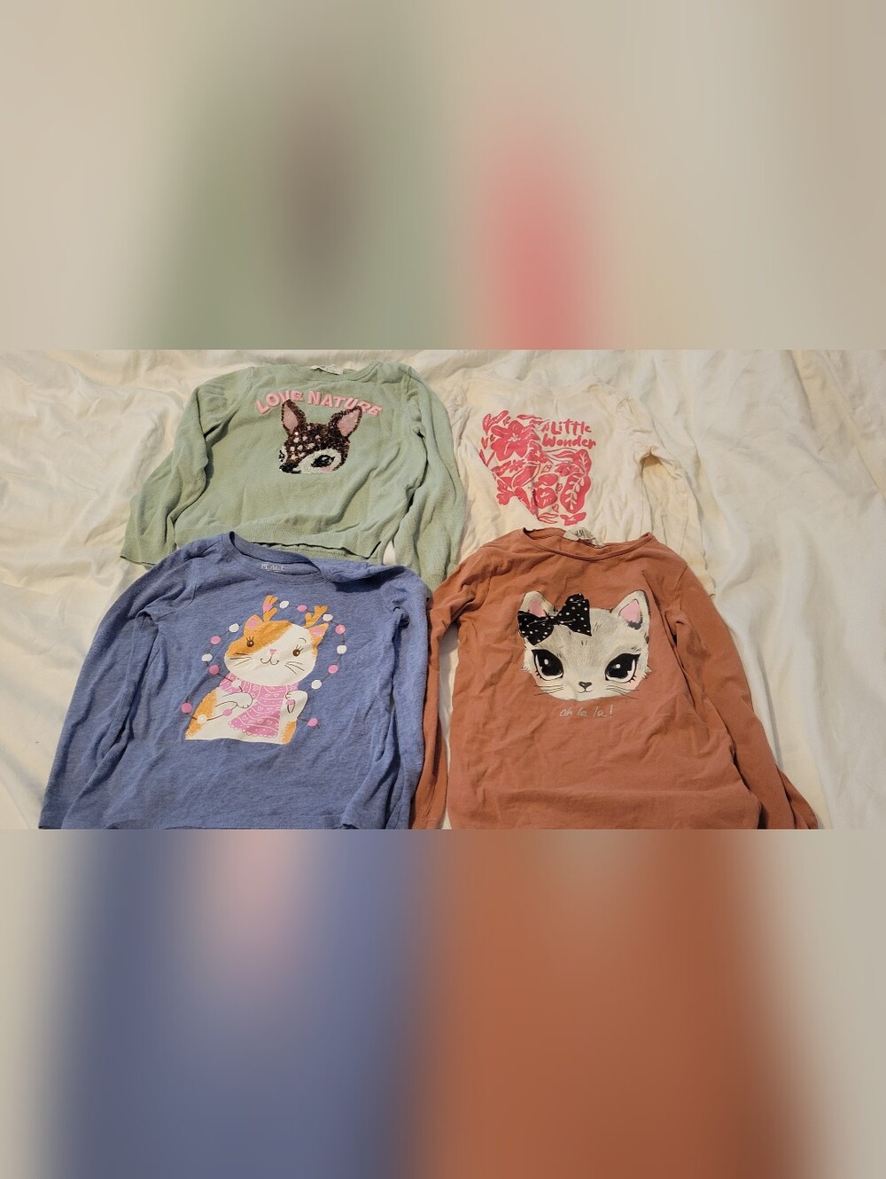 5t girl bundle of long sleeve shirts